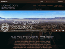 Tablet Screenshot of morningcoffeeproductions.com